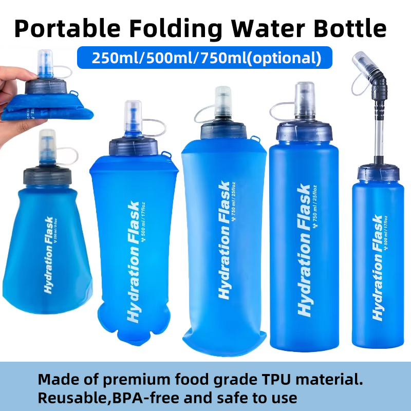 Botella de agua plegable portá - Water Bag Collapsible reseña y precio